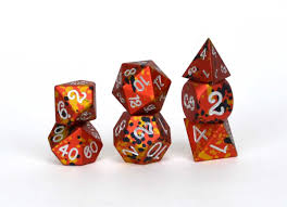 Level Up Dice Bengal Aluminium Poly 7 Set | Odin's Place