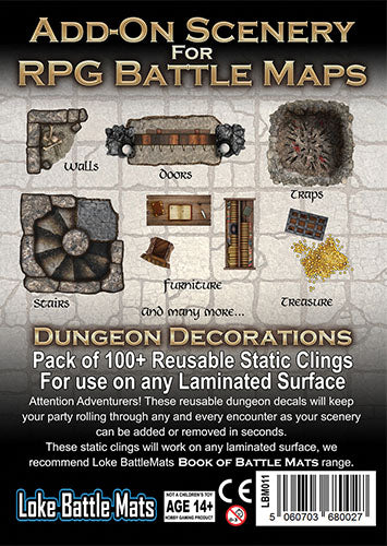 Battle Mats: Add-On Scenery Dungeon Decorations | Odin's Place