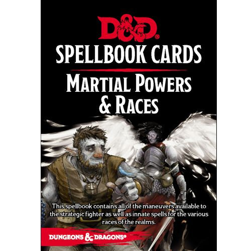Dungeons and Dragons Spellbook Cards: Martial Powers & Races | Odin's Place