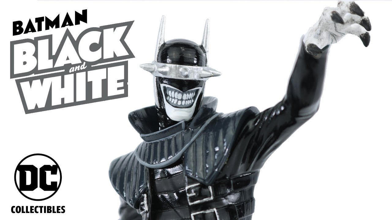 Batman Black & White Batman Who Laighs 2nd Edition Statue | Odin's Place