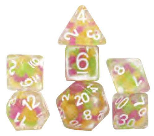 Sirius Dice Poly 7: Melon Ball Glowworm | Odin's Place