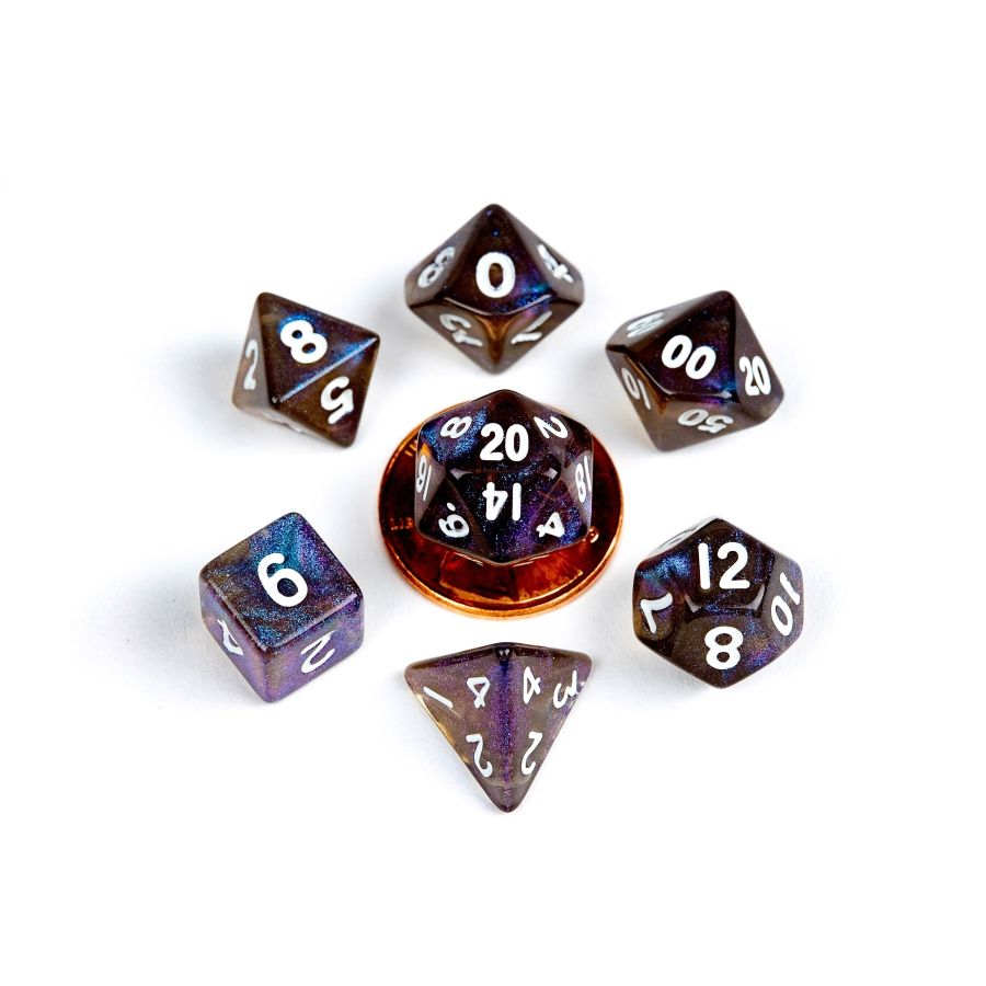 MDG MINI Poly 7 Set: Stardust Galaxy | Odin's Place