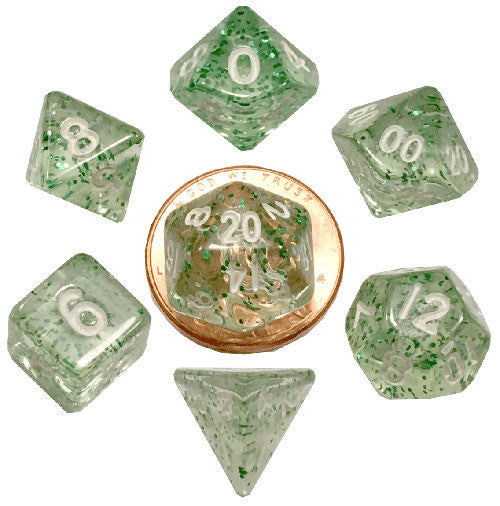 MDG Mini Etheral Green Poly 7 Set | Odin's Place