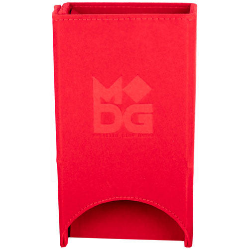 MDG Fold Up Velvet Dice Tower Red | Odin's Place