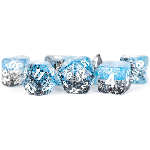 MDG Particle Blue and Black Poly 7 Set | Odin's Place
