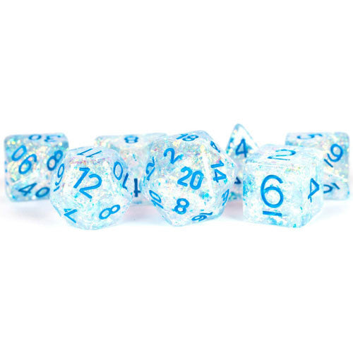MDG Flash Clear and Light Blue Poly 7 Set | Odin's Place