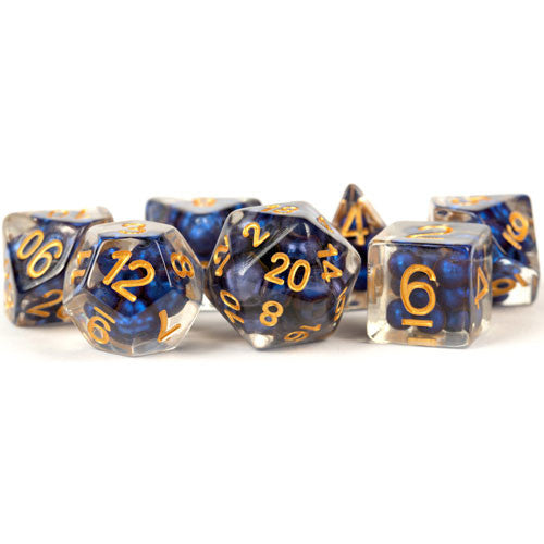MDG Pearl Royal Blue Gold Poly 7 Set | Odin's Place