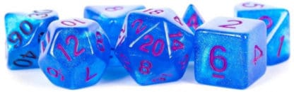 MDG Stardust Blue and Purple Poly 7 Set | Odin's Place