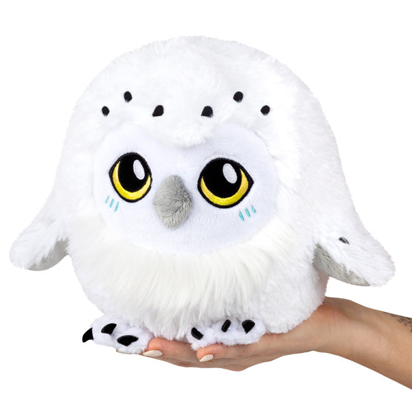 Mini Squishable Snowy Owl (7") | Odin's Place