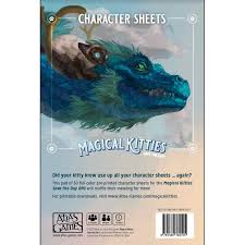 Magical Kitties Salve the Day RPG Character Sheets | Odin's Place