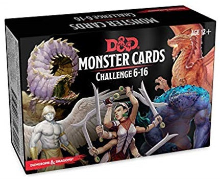 Dungeons and Dragons Monster Cards: Challenge 6-16 | Odin's Place