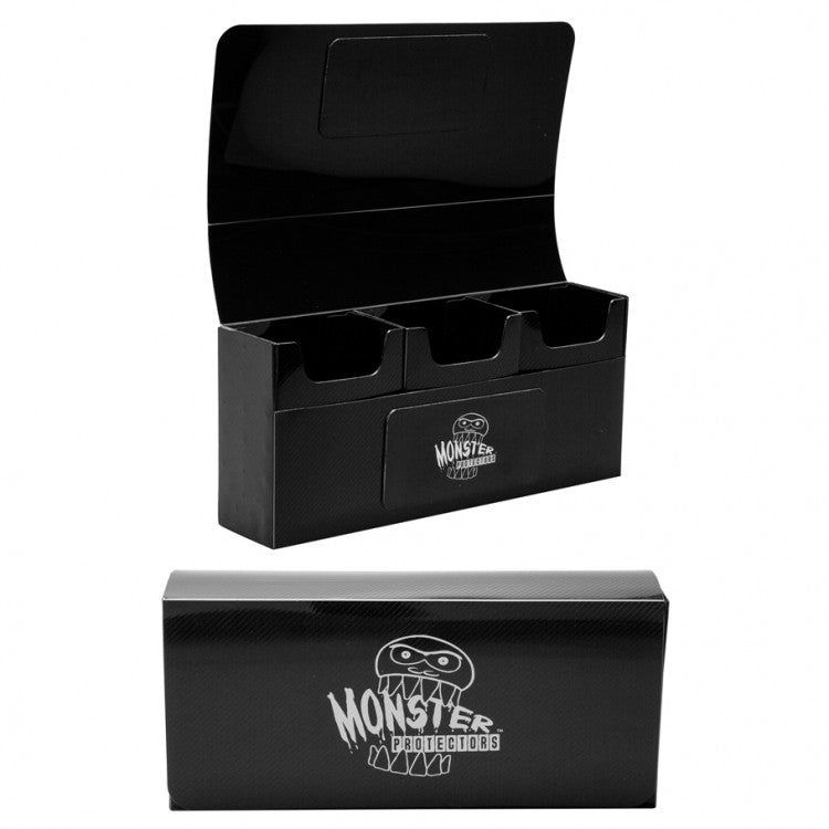 Monster Triple Deck Box: Black | Odin's Place