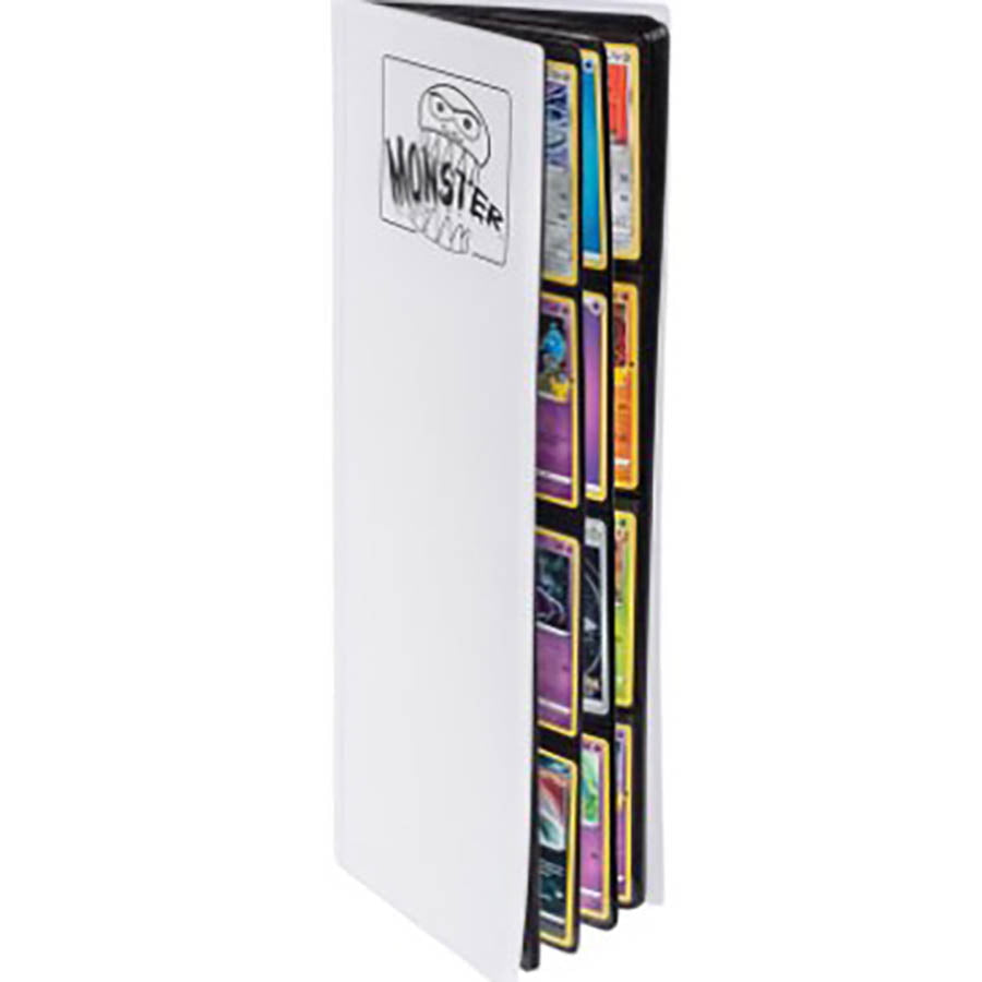 Monster 8-Pocket Tower Binder White | Odin's Place