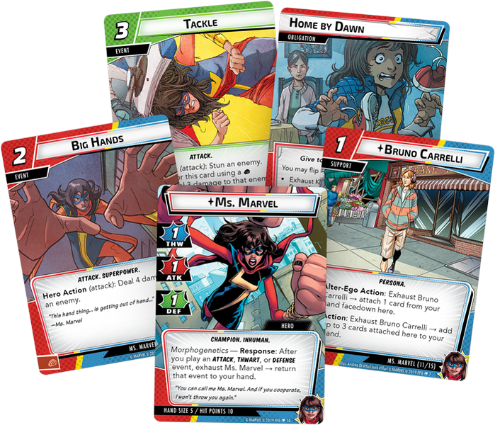 Marvel Champions LCG: Ms. Marvel Expansion | Odin's Place