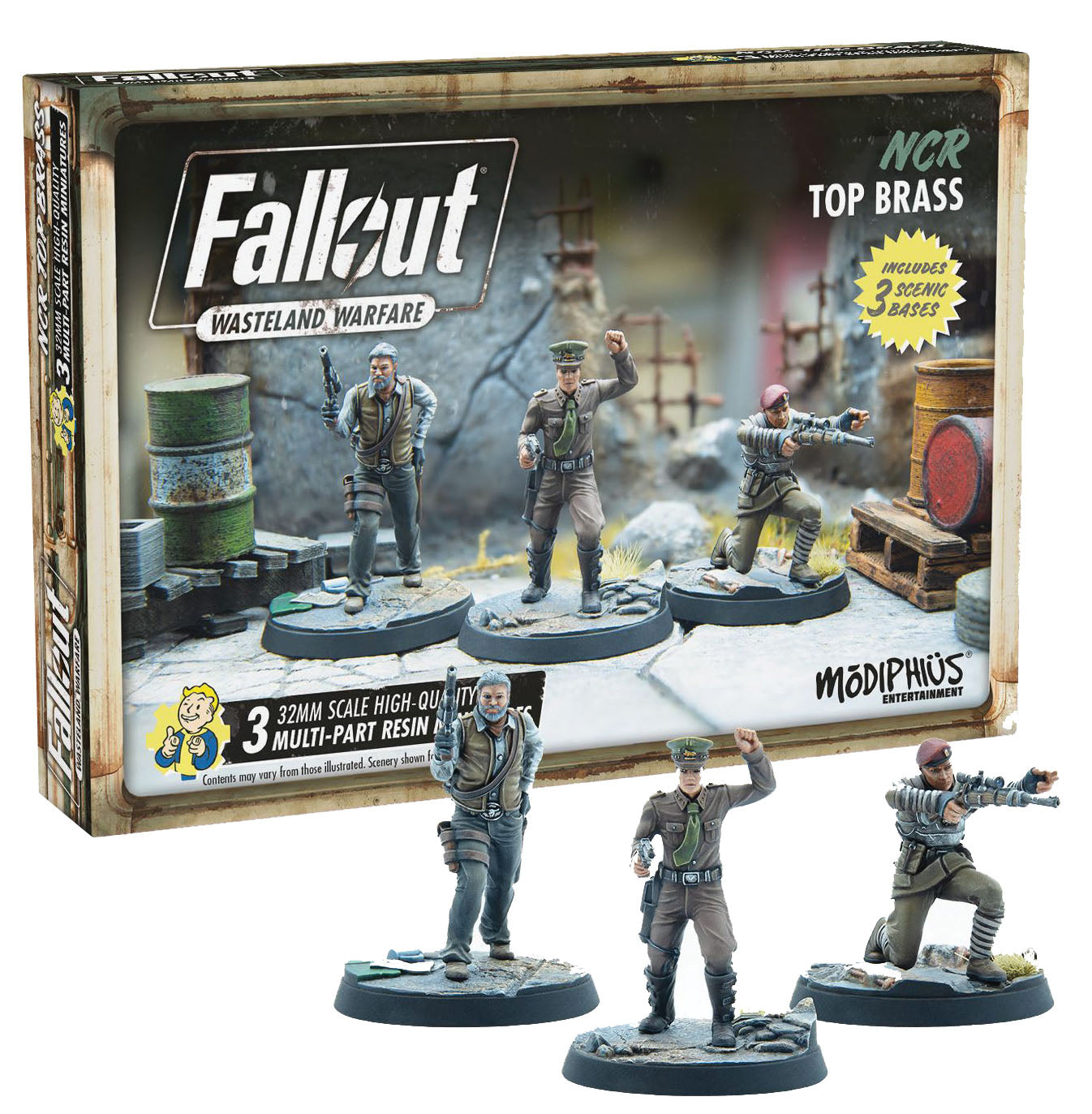 Fallout Wasteland Warfare: NCR Top Brass | Odin's Place