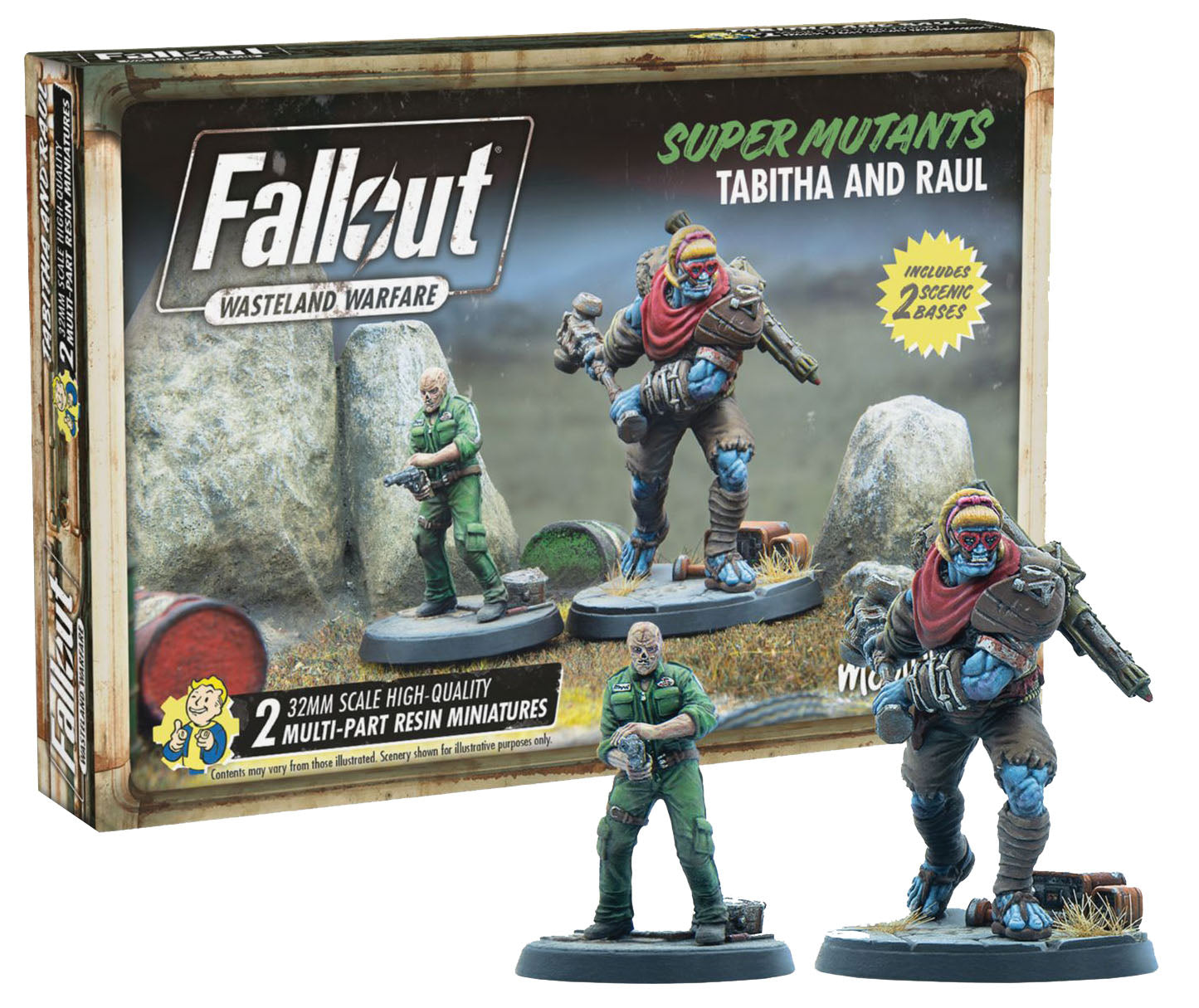 Fallout: Wasteland Warfare - Super Mutants Tabitha and Raul | Odin's Place