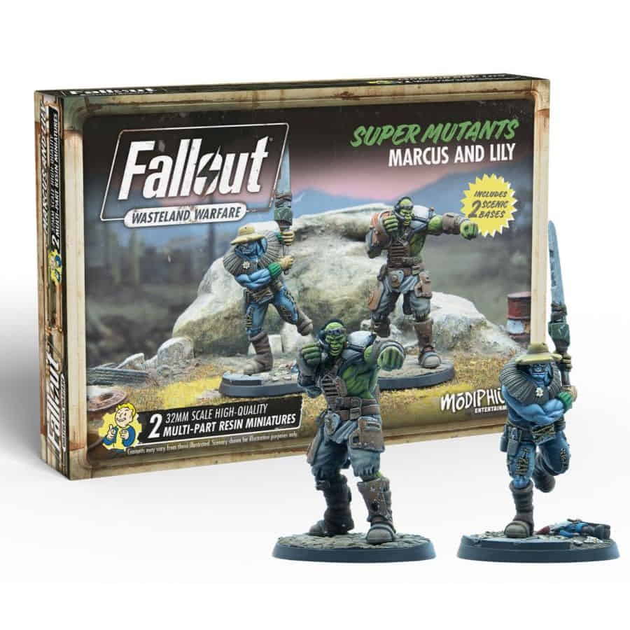 Fallout Wasteland Warfare: Super Mutants Marcus and Lily | Odin's Place