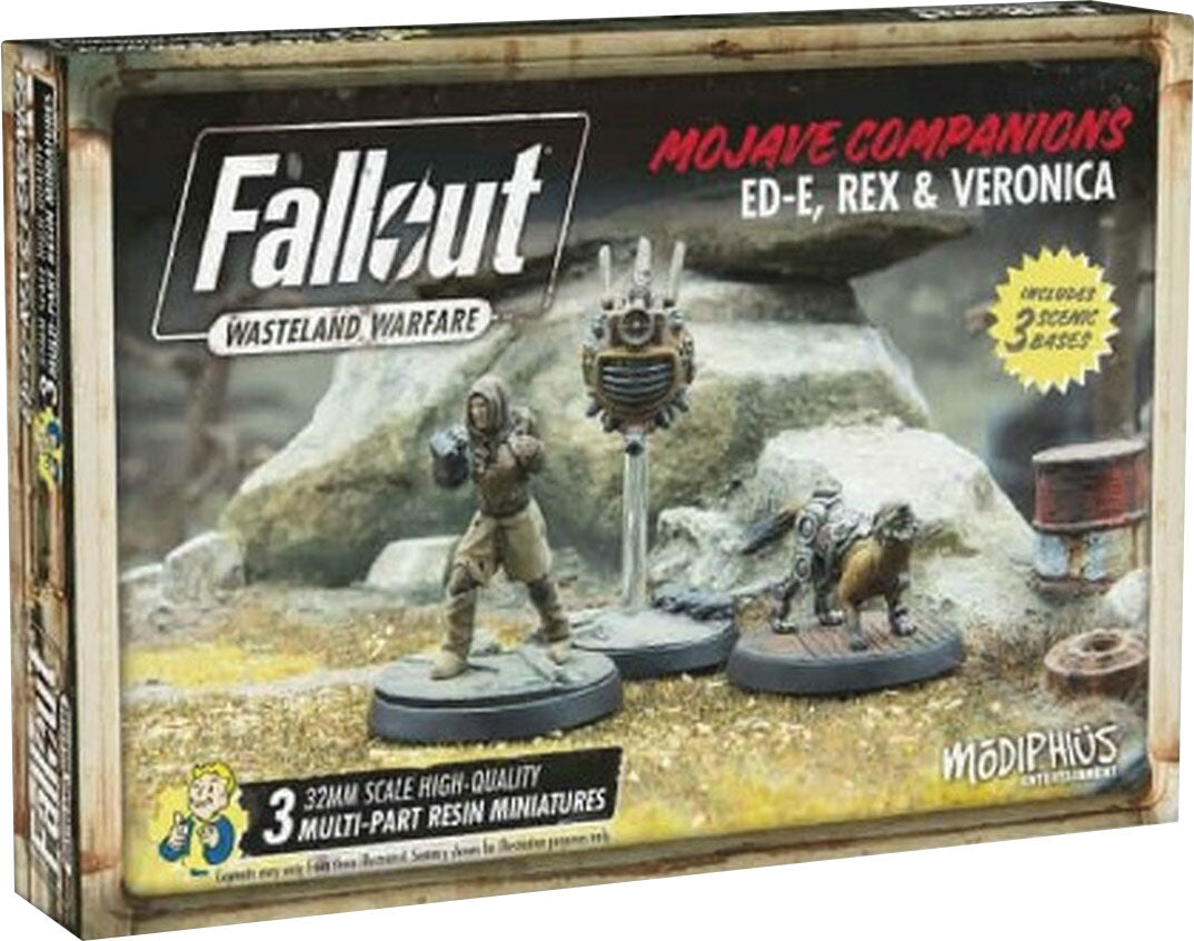 Fallout Wasteland Warfare - Ed-E, Rex and Veronica | Odin's Place