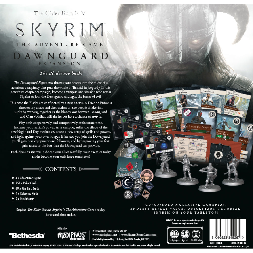 Skyrim the Board Game: Dawnguard Expansion | Odin's Place