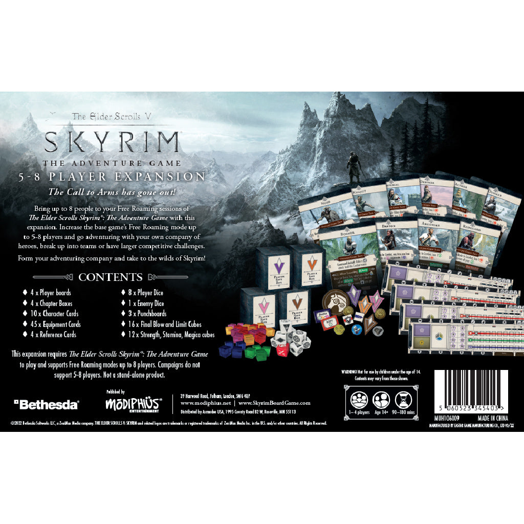 Skyrim the Board Game: 5-8 Player Expansion | Odin's Place