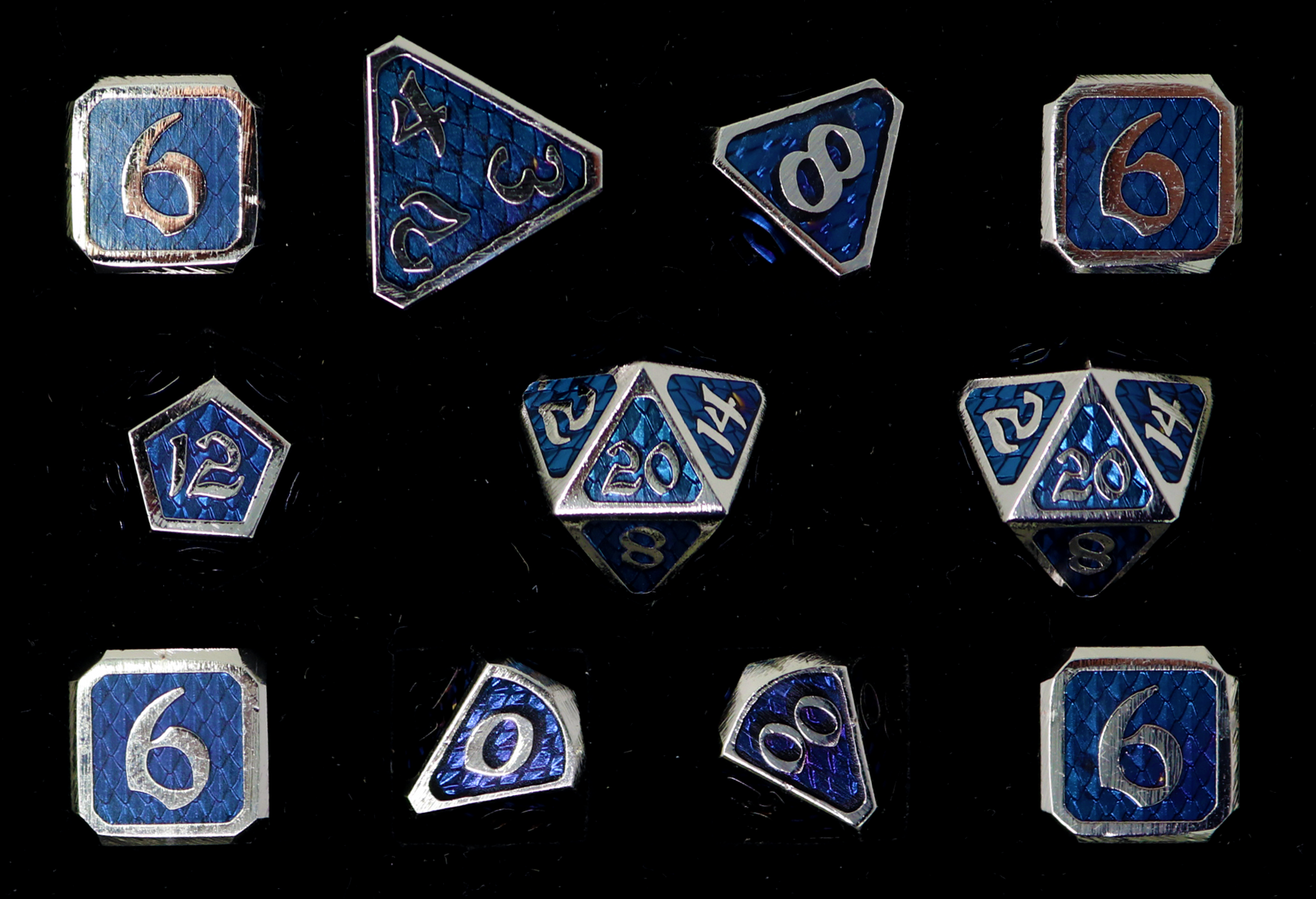 Die Hard Dice Drakona Khaos Nyx Dice Set 11-Piece | Odin's Place