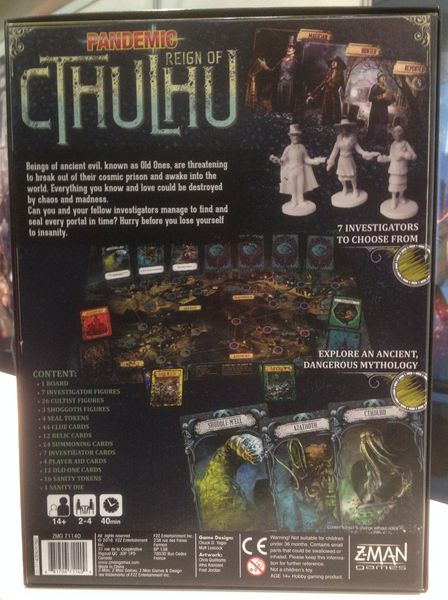 Pandemic: Reign of Cthulhu | Odin's Place