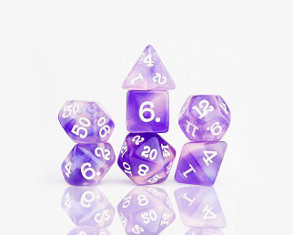 Sirius Dice Poly 7 Set: Purple Glaze | Odin's Place