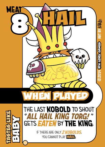 Knuckle Sammich: A Kobolds Ate my Baby Card Game | Odin's Place