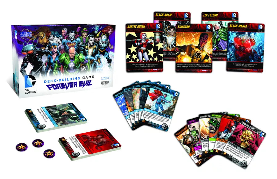 DC Comics Deck-Building Game Forever Evil | Odin's Place