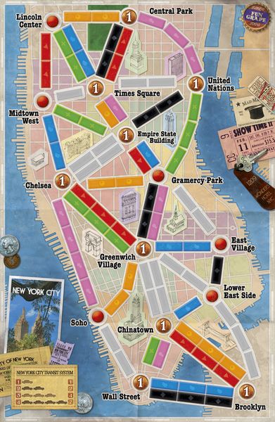 Ticket to Ride New York Expansion | Odin's Place