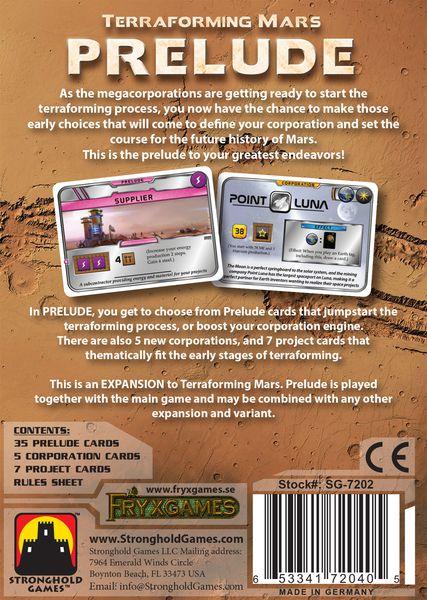 Terraforming Mars  Prelude | Odin's Place