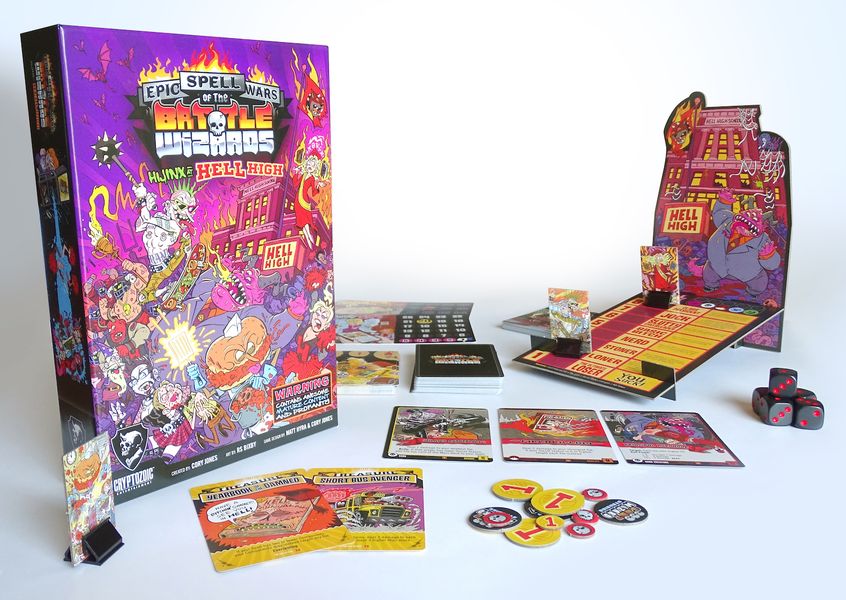 Epic Spell Wars of the Battle Wizards: 5 - Hijinx at Hell High (stand alone or expansion) | Odin's Place