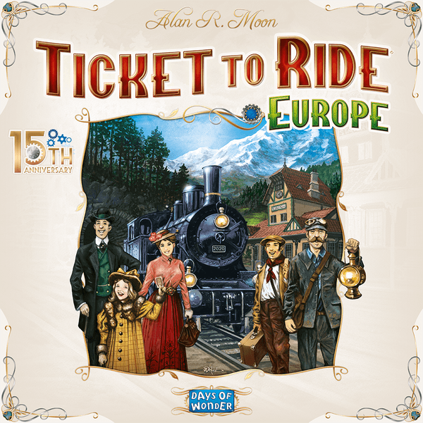 Ticket to Ride Europe 15th Anniversary Edition | Odin's Place