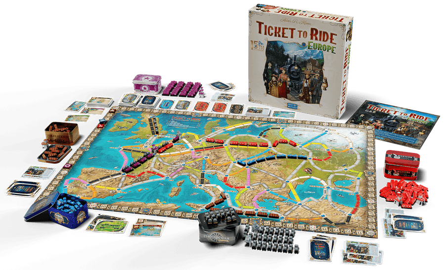 Ticket to Ride Europe 15th Anniversary Edition | Odin's Place