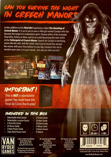 Final Girl: Haunting of Creech Manor Expansion | Odin's Place
