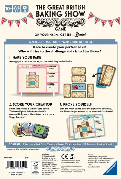 The Great British Baking Show Board Game | Odin's Place