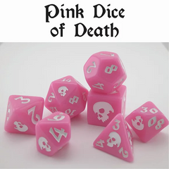 Black Oak Workshop Dice of Death Poly 7 Set | Odin's Place
