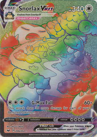 Snorlax VMAX (Secret)(206/202) | Odin's Place