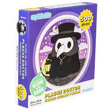 Squishable Plague Doctor  Circle Shaped 500 Piece Puzzle | Odin's Place