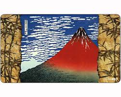 Ultra Pro Fine Art Playmat - Red Fuji | Odin's Place