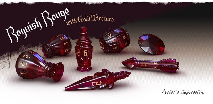 Hero Dice Rogue Dice in Rouge | Odin's Place