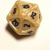 D20 Orb Parchment & Black Ink | Odin's Place