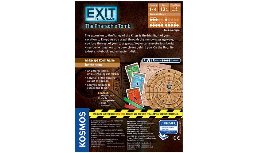 Exit: The Game – The Pharaoh's Tomb | Odin's Place