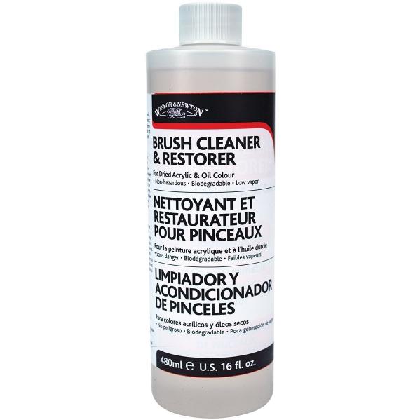 Winsor Newton Brush Cleaner & Restorer (16oz.) | Odin's Place