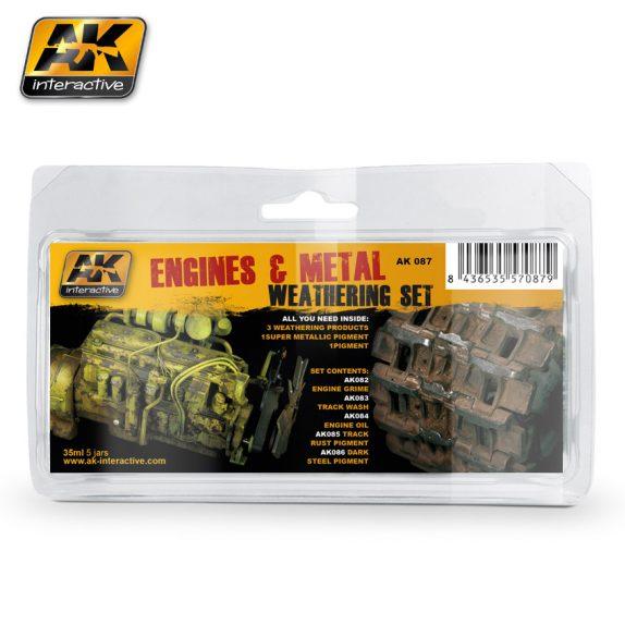 AK Interactive Engines and Metal Weathering Set | Odin's Place