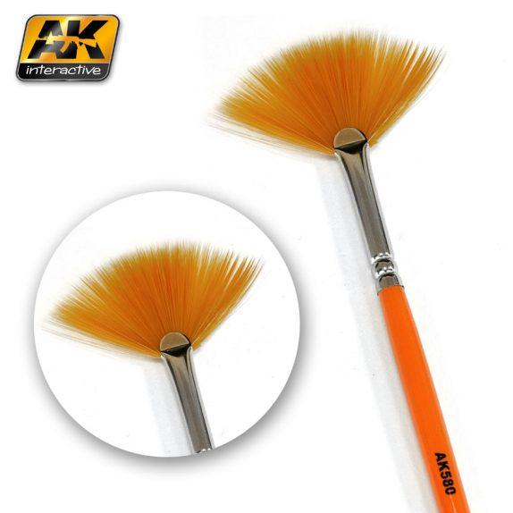 AK Interactive Fan-Shaped Weathering Brush | Odin's Place