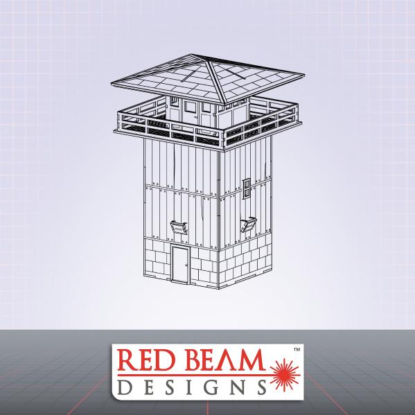 Red Beam Designs: 28mm Terrain: Woodford - Prison Guard Tower | Odin's Place