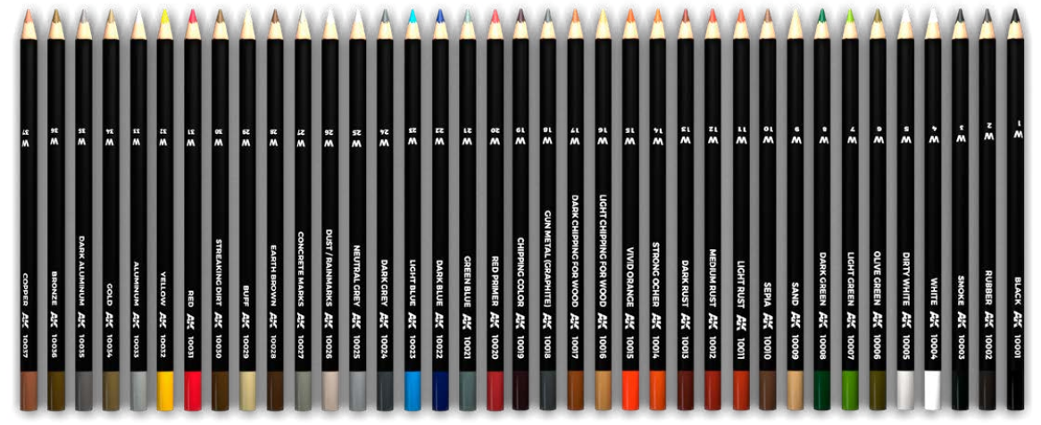 AK Interactive Weathering Pencils for Modelling: Streaking Dirt (1) | Odin's Place