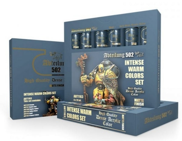Abteilung 502: High Quality Dense Acrylic Colors - Intense Wam Colors Set | Odin's Place