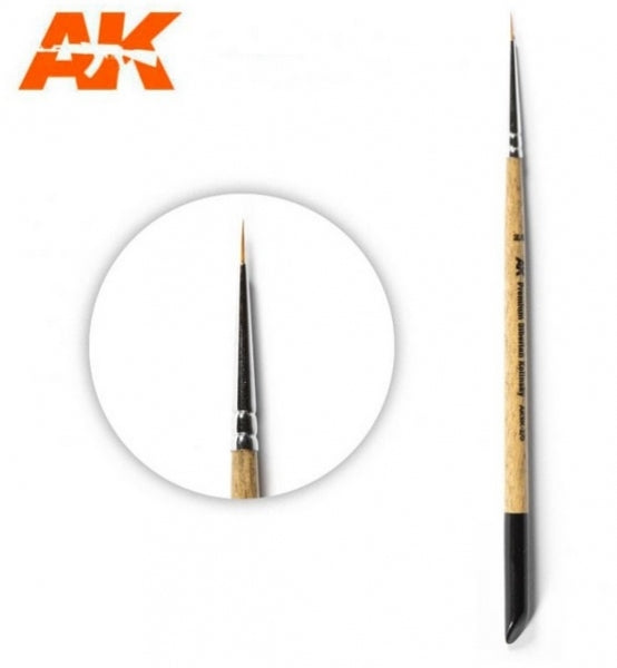 AK Interactive Premium Siberian Kolinsky Brush | Odin's Place